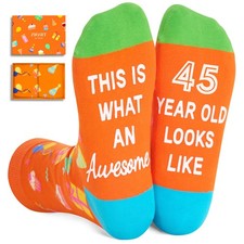Zmart 45th Birthday Gifts - Women Men Medium, 45 Year Old Looks Like Orange