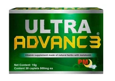 Ultra Advance PM Green - Vitamin Supplement - Natural Herbs 30 Capsules 500mg.