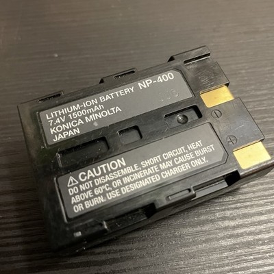  Original Minolta NP-400 Lithium Ion Battery Dynax 5D 7D Dimage A1 A2 0590