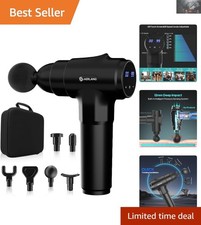 Lightweight Deep Tissue Back Massager - 20 Speed Settings for Muscle Recovery