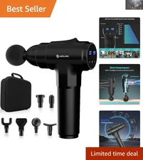 Lightweight Deep Tissue Back Massager - 20 Speed Settings for Muscle Recovery