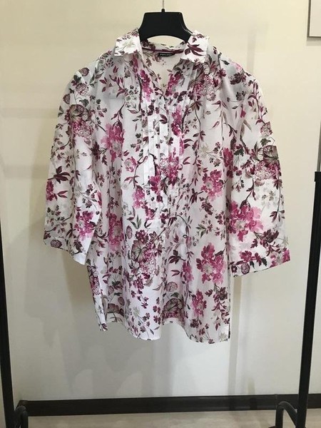 Women Gerry Weber Shirt White Cotton 42 / XL / 50 #85C9