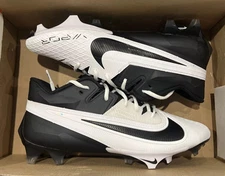 Size 10.5 Nike Vapor Edge Elite 360 2 Football Cleats White/Black FD5713-004