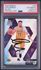 Luka Doncic Signed 2024 Panini Mosaic Silver Prizm PSA/DNA Auto 10 #100 Lakers