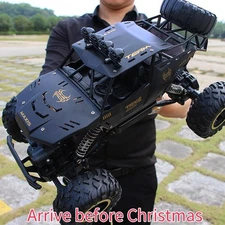 2.4G Remote Control Car 4WD RC Monster Truck Off-Road Vehicle Toys Gifts Kids