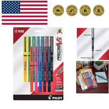 Precise V5, Capped Liquid Ink Rolling Ball Pens, Extra Fine Point 0.5 mm, Ass...