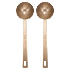 2pcs Single Measuring Spoon 2tbsp (6tsp, 30ml) Stainless Steel Spoon, Rose Gold