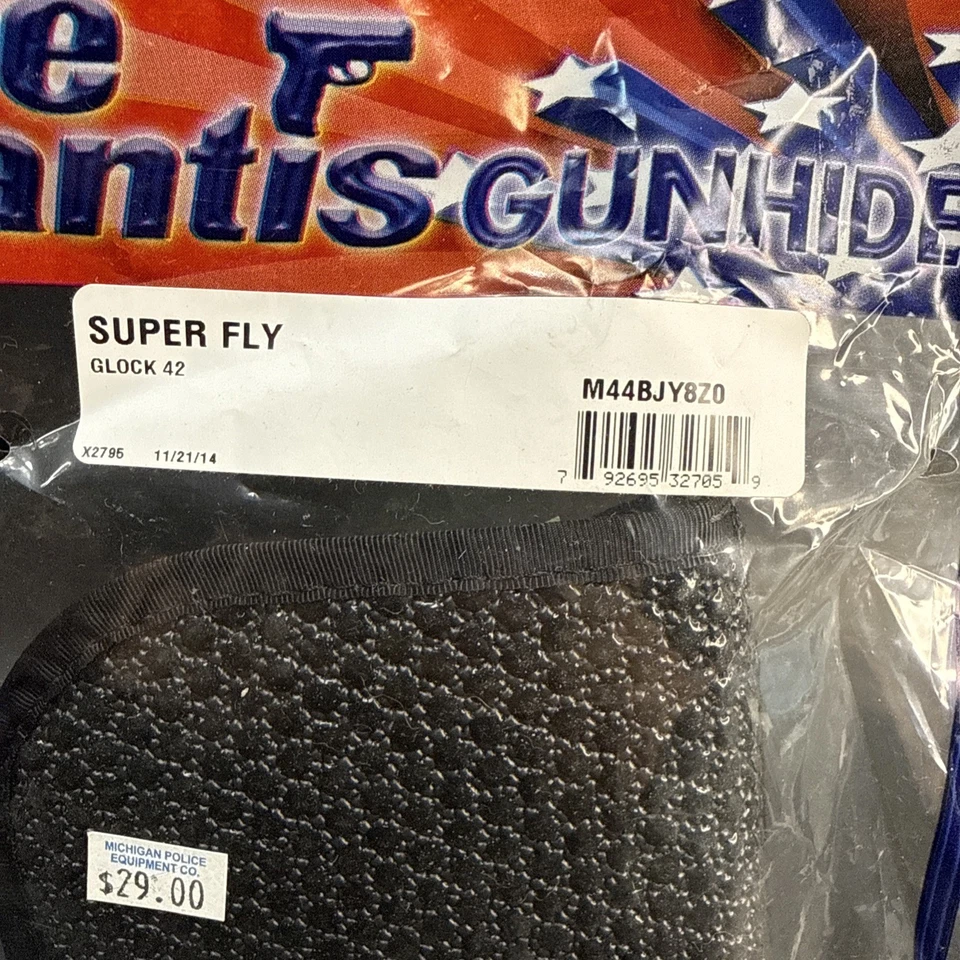 Кобура карманная DESANTIS M44 Super Fly подходит для Glock 42 черная нейлоновая под обе руки - Изображение 3 из 4