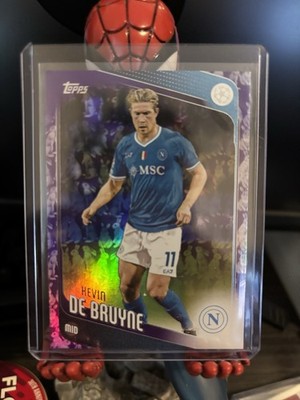 Topps 2025-26 UEFA Kevin De Bruyne Napoli Rabbit Easter Parallel 2026