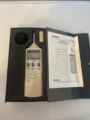 Extech 407736 Digital Sound Level Meter, 35-130dB, Accuracy +/- 1.5dB - NEW