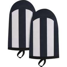 Heat Resistant Mini Oven Mitts Set of 2 Small Short Oven Gloves for Baking