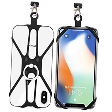 2 Pcs Cell Phone Lanyard Crossbody with Adjustable Neck Strap and Phone Ring