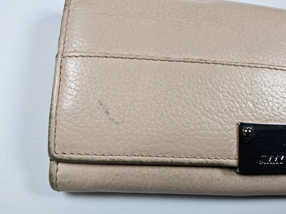 Cartera a Presión Jimmy Choo Cuero Tamaño Completo Rosa Foto 2 de 4