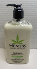 HEMPZ Age Defying Herbal Body Moisturizer Hydrate  Firm 17 fl oz. Sealed