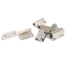 8pcs Cabinet Cupboard Drawer L Shape Lock Strike Plate 29x16x10mm
