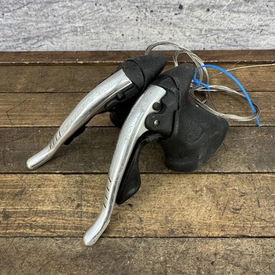 Campagnolo シフター アルミ製 Vintage Campagnolo Mirage 2x8 Ergo Brake Shifter Lever Set Road