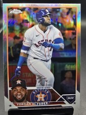 2023 Topps Chrome Refractor #201 Yordan Alvarez - Houston Astros 