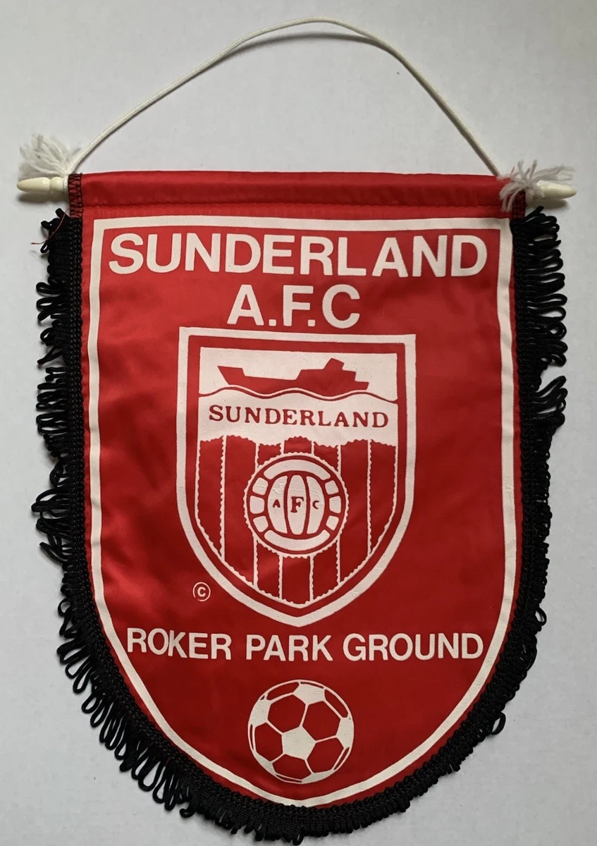 Vieux Fan De Foot ? Wimpel Sunderland AFC Vintage D'occasion ! Angleterre, SAFC