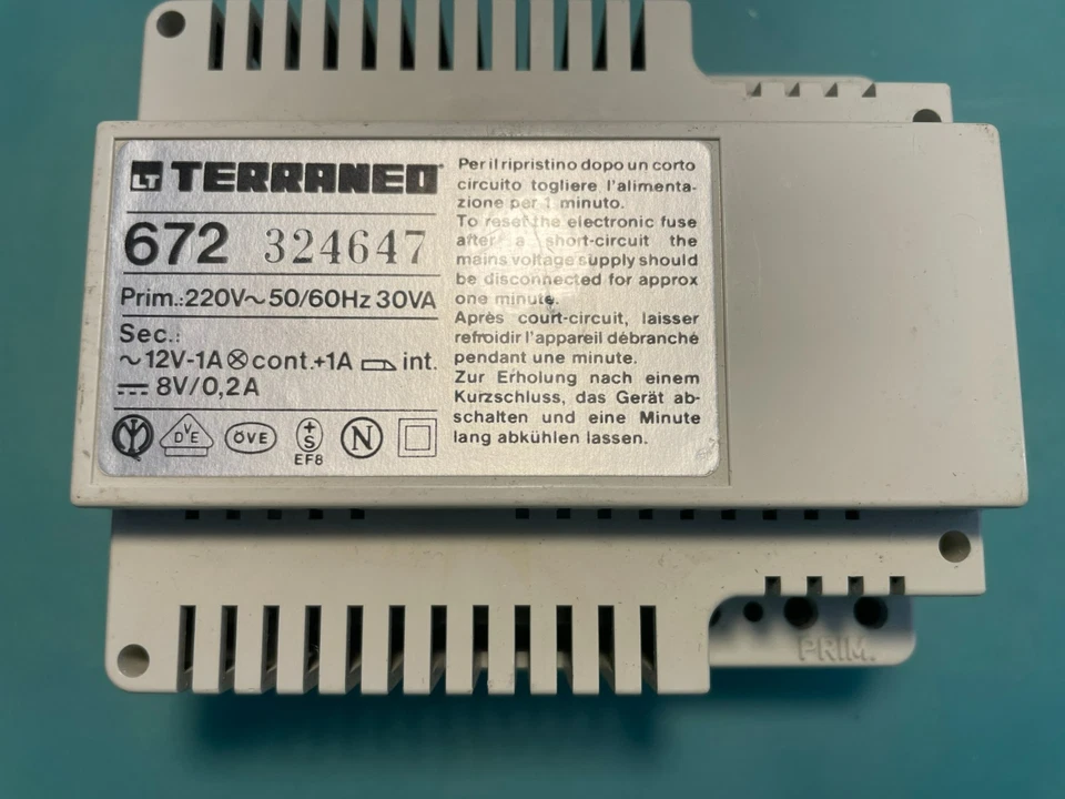 Alimentation terraneo Série 600 TERSYSTEM - 672 - Bticino - Photo 1/1