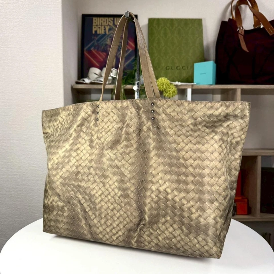 Bolso de Mano BOTTEGA VENETA Clásico Nylon Intrecciato Foto 2 de 4