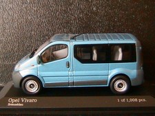1:43 Opel Vivaro Break Breeze Blue 430040511 Minichamps 1 Of 1008 OVP New
