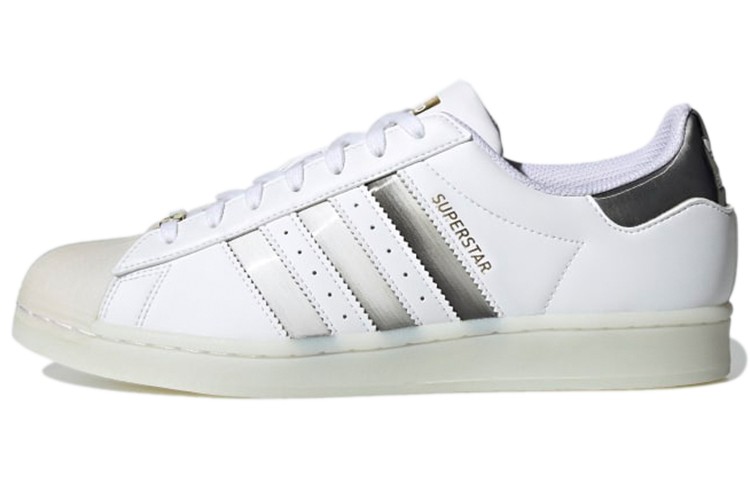Adidas Superstar White Gold Metallic - H00233 | eBay