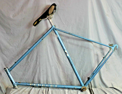1987 Peugeot Vintage Road Bike Frame Set 63cm XX-Large France