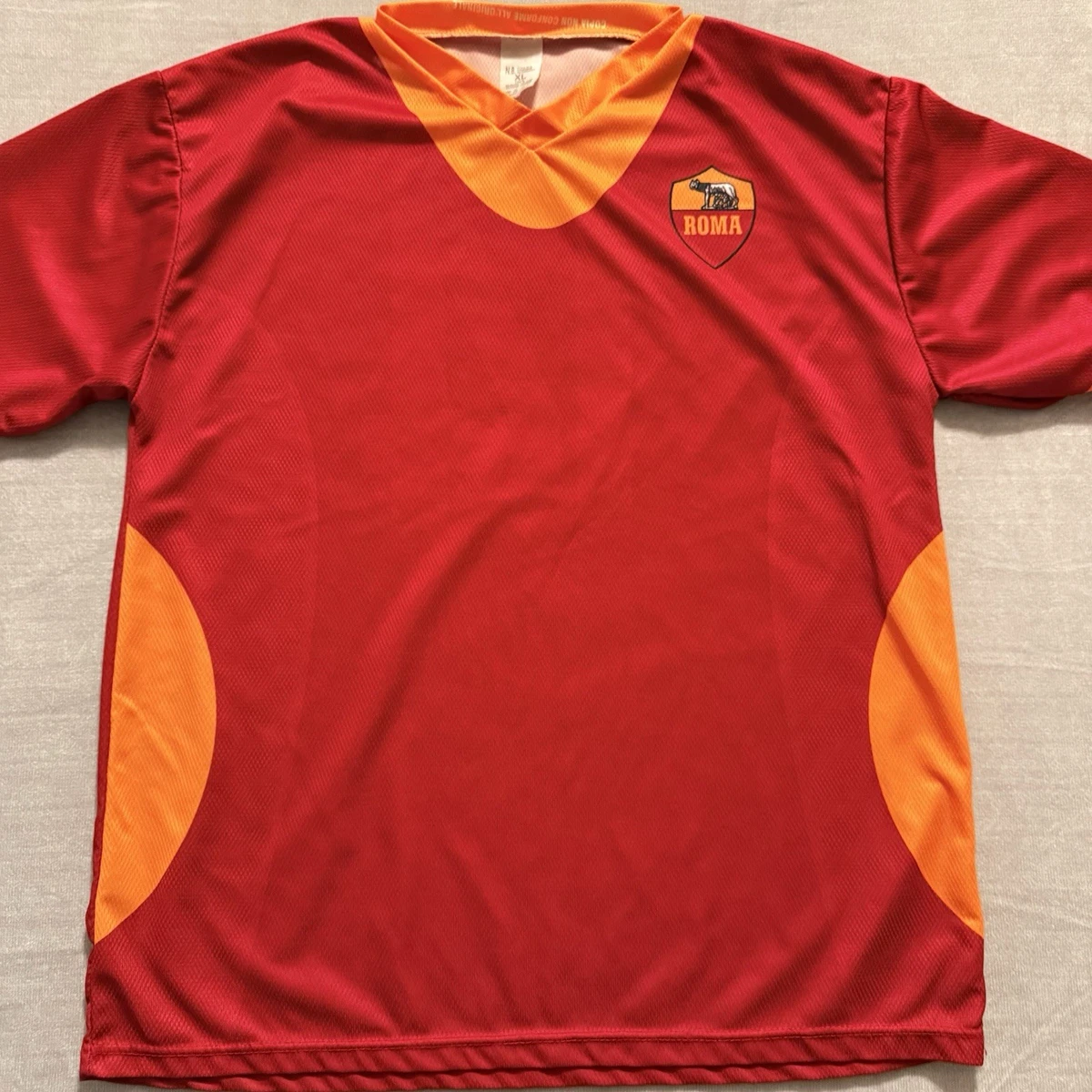 MAILLOT ROMA AUTOGRAPHIÉ SIGNÉ ZANIOLO SANS MATCH