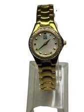 ESQ BY MOVADO DIAMOND CHIPS IN BEZEL MOTHER OF PEARL DIAL (E6283)