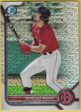 2022 Bowman Chrome Mojo Refractor Marcelo Mayer Red Sox