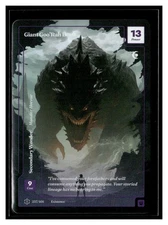 Wonders of the First Existence #257 Giant Goo'Rah Beast Formless Foil Uncommon