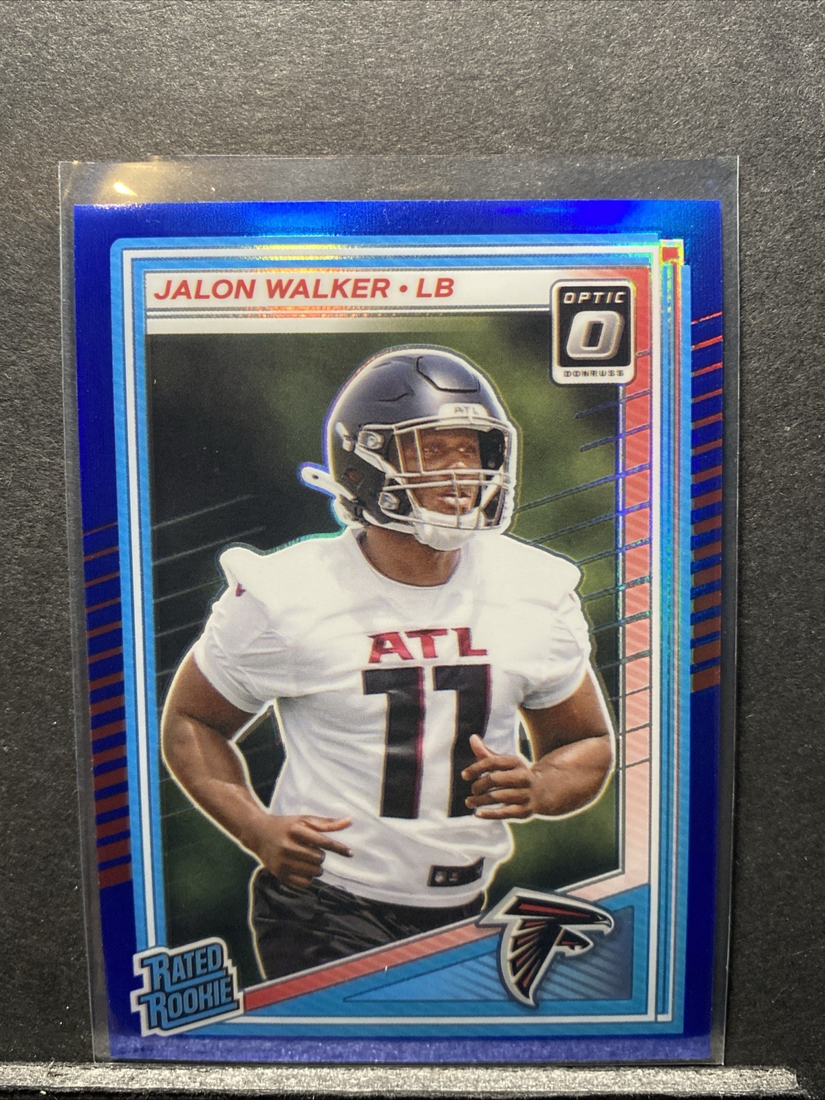 2025 Optic Jalon Walker # 290 Rated Rookie Blue Prizm /249