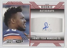 2020 Sage Hit Rookie Red Prince Tega Wanogho #A24 Auto 8tj