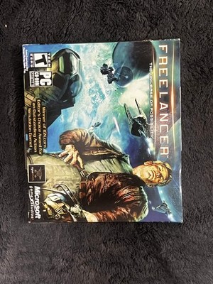 Freelancer PC Game (Microsoft Game Studios, 2003) Disc & Sleeve