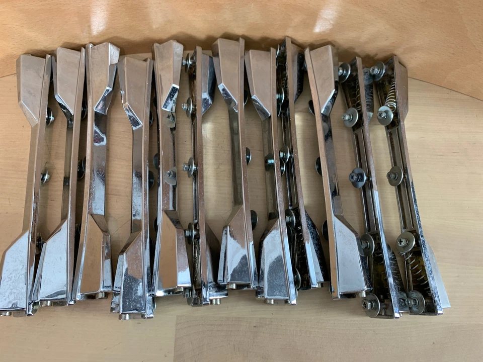 Remo Impact Lote de 12x Caja Tambor Marcha CARCASA TACOS Piezas Largo Años 80 90 De Colección EE. UU. Foto 4 de 4