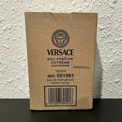 Versace Eau Fraiche Extreme Pour Homme Eau de Parfum Spray Tester 3.4 fl oz