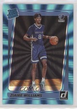 2021-22 Panini Donruss Rated Rookie Holo Teal Laser Ziaire Williams #248 0rm6