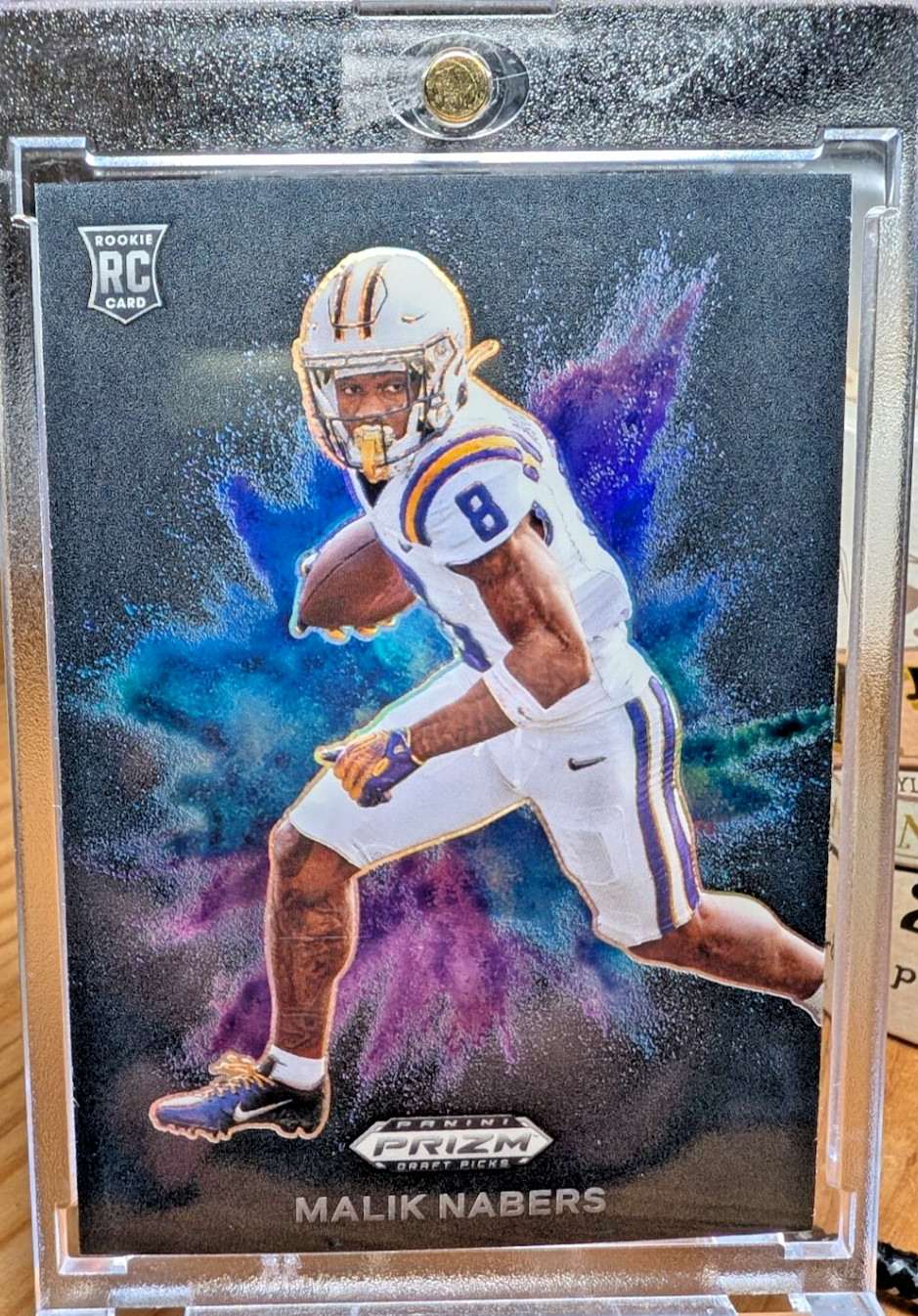 Malik Nabers Color Blast SSP LSU - 2024 Panini Prizm Draft Picks - #CB-15 (RC)