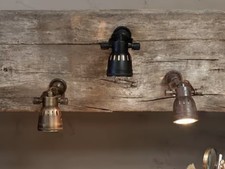 Image of Nkuku Tabosa Brass Spot Light - RUST - New in Box RRP £100
