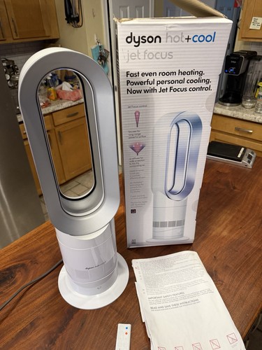 Dyson Hot+Cool Fan And Heater (AM09) White/Silver Works Great W/ Remote Read
