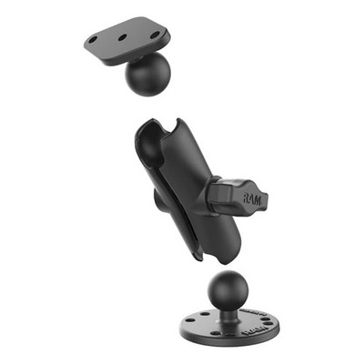 RAM Mount RAM-B-138U Stütze Gestochene Rechts Doppelt Kugel RAM Mit Platte Säbel