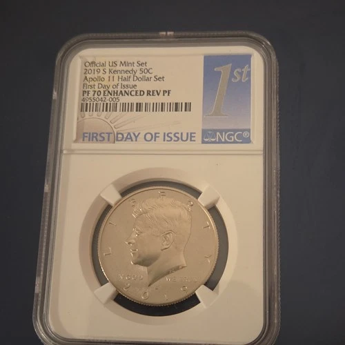 Photo of a 2019-S Kennedy Half Dollar Proof from an eBay listing that sold on Jul 17, 2026