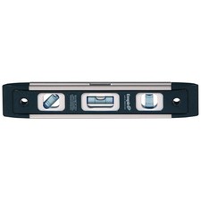 Empire em81.9 Tool Box Level, 9 in L, 3-Vial, Magnetic, Aluminum