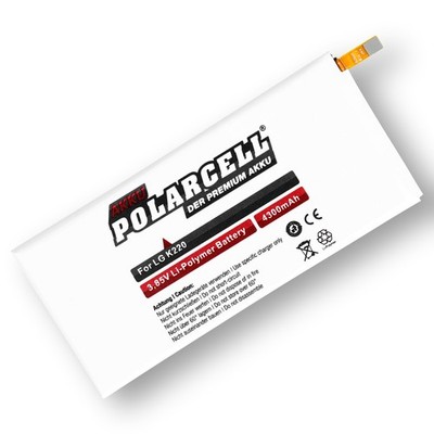 PolarCell Akku für LG X Power 1 K220 BL-T24 K220DS K450 4300mAh Batterie Accu