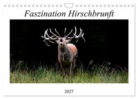 "Calendar 2027 · US Version · Fascination Deer Rutting (Wall Calendar 2027 12\" ×"