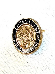 NRA National Rifle Association Of America Membership Lapel Pin Tie Tack