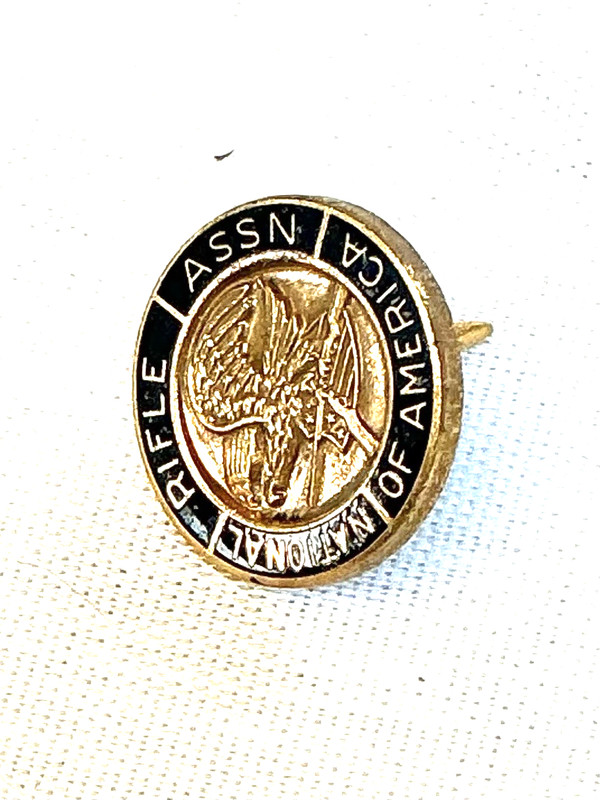 NRA National Rifle Association Of America Membership Lapel Pin Tie Tack