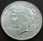 US 1935 Peace Dollar  **