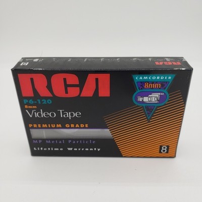 1 RCA P6-120 Metal Particle Premium Grade Camcorder 8mm Video Tape Sealed