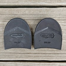 1 Pair Goodyear Rubber Heel Shoe Boot Replacement Repair 2.75"W x 2.85"L x .5"H